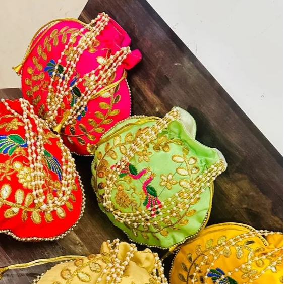 Embrace Elegance with the Exquisite Fancy Potli Bag | HAMNAYA HANDICRAFT