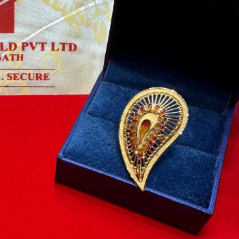 The Majestic Paisley Gold Cocktail Ring: A Tale of Elegance and Empowerment | NAKODA JEWEL PARK