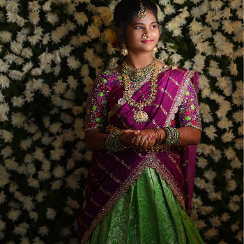 The Perfect Half Saree: A Solution to Every Indian Girl's Half Saree Function Woes | BODAPUDI SASIKALA