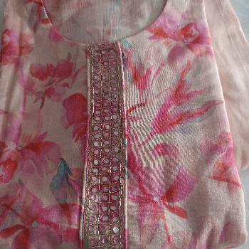 Embrace Tradition with a Modern Twist: Discover the Perfect Ethnic Light Work Unstitched Suits