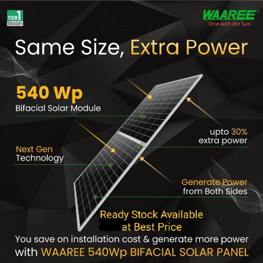Empowering Sustainable Living: How 540 WP Bifacial DCR Solar Panels Transform Lives | SEES SOLAR
