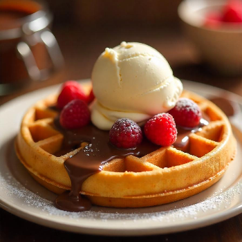 Indulge in Bliss: How Nutella Waffle with Ice Cream Solves Your Sweet Cravings | NIKHIL CHARAK