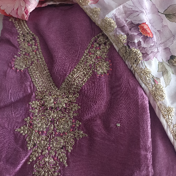 Embrace Elegance with Ethnic Heavy Work Unstitched Suits | VANATI