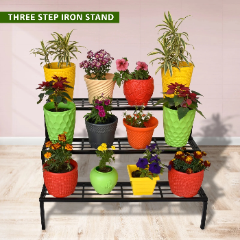 Embrace Elegance: Transform Your Space with Iron Frame Pot Stands | CALCUTTA TIRPAL TRADERS NX