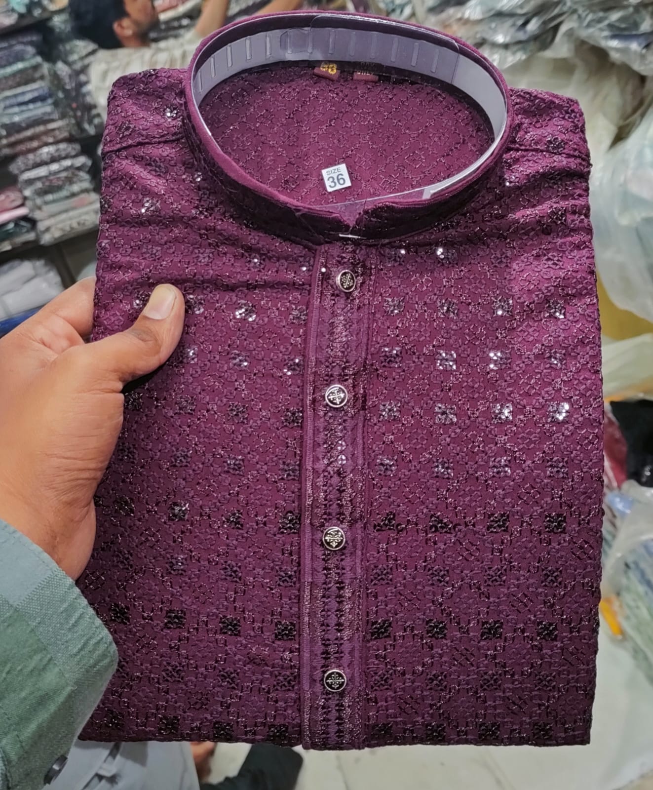 Embrace Elegance with the Maroon Chikan Men's Kurta: An Overview and Guide