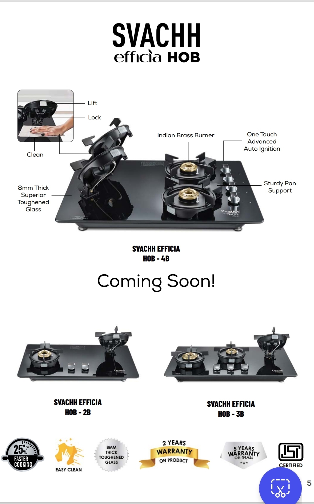 Transforming Indian Kitchens: The Prestige Efficia Hobtop Gas Stove Experience