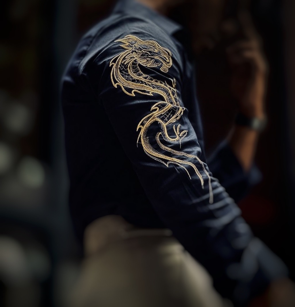 The Dragon-Embroidered Shirt: Empowering Raj's Journey to Self-Expression | STATEMENT APPARELS