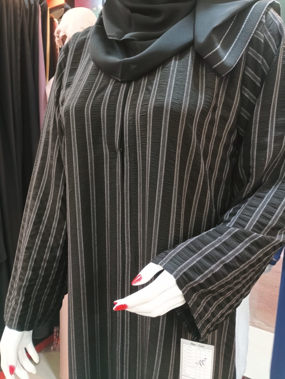 Embrace Elegance: How the Black Burkha with Silver Stripes Transforms Lives