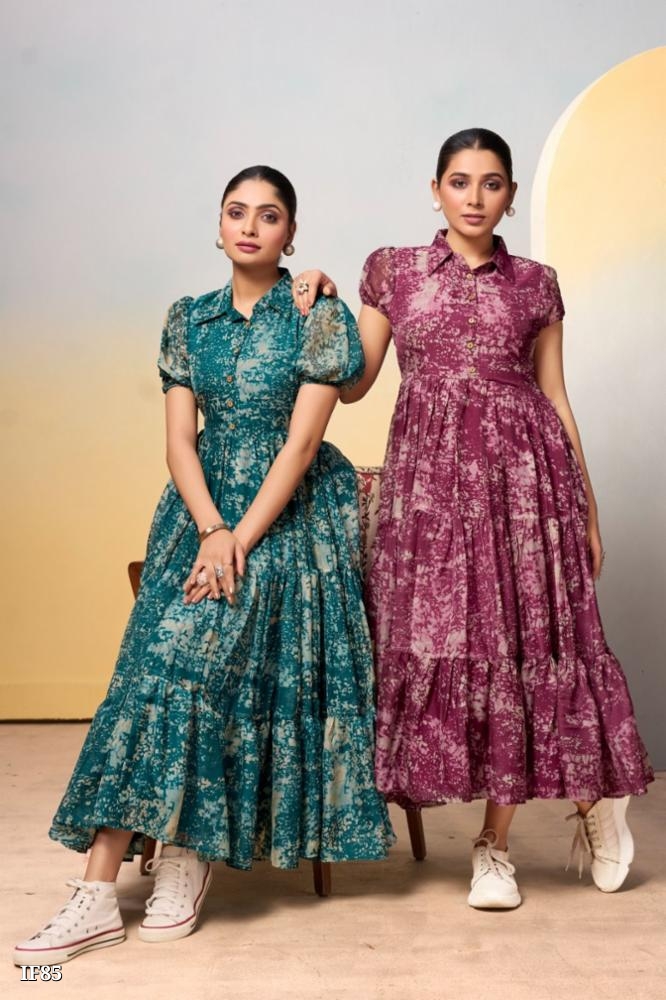 Embrace Elegance: How the Trendy Tabby Silk Collared Frock Transforms Lives | MUSTFA