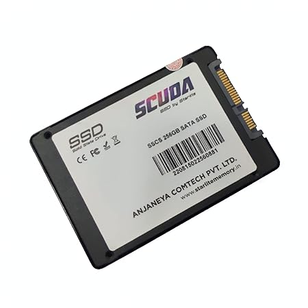 Boost Your PC's Performance: Meet the Scuda 256 GB SSD SATA Solution | S S INFOTECH