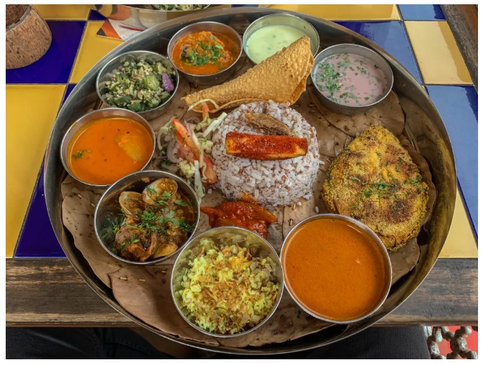 Authentic Goan Thali at Sussegado