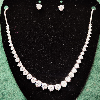 The Perfect Gift: Sterling Silver Solitaire Necklace and Earring Sets
