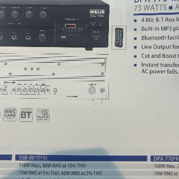 Master Your Sound: Easy Fixes for Ahuja DPA-770M Amplifier Issues