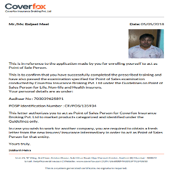 KRISHANA FINANCE SERVICE | CoverFox