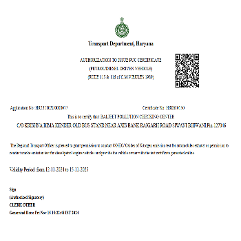 KRISHANA FINANCE SERVICE | PUC 150