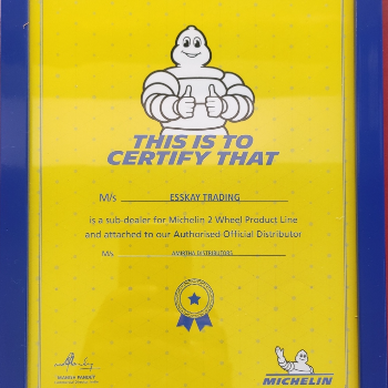 ESSKAY TRADING | Michelin Dealership Certificate
