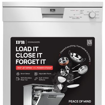 IFB 12 Place Settings ‎Hot water wash Free Standing Dishwasher (Neptune FX, White, In Built Heater)-https://s3.ap-south-1.amazonaws.com/prod-media-vyaparify-com/vcards/products/108504/product_1735569567.png Image