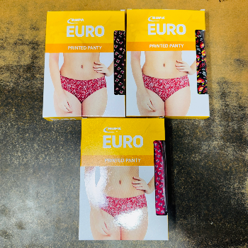  Rupa Euro Printed Panty Pack Of 3 MOHAMMAD SAQUIBUR RAHMAN Moti Chowk Khagaul
