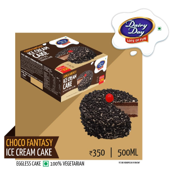  CHOCO FANTASY ICE CREAM CAKE-500ml RAJESHWARI AGENCIES MIRYALAGUDA