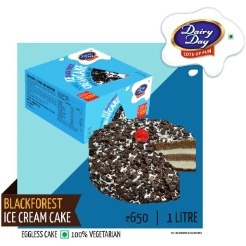  BLACK FOREST ICE CREAM CAKE-1Ltr RAJESHWARI AGENCIES MIRYALAGUDA