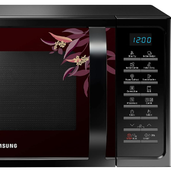 Samsung 28 L Convection Microwave Oven with SlimFry (MC28H5025VR/TL, Black Delight Red Pattern)-https://s3.ap-south-1.amazonaws.com/prod-media-vyaparify-com/vcards/products/108932/product_1735742222.png Image