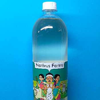  Cold Pressed Coconut Oil - 1 litre NATIVUS FARMS Panjagutta, Hyderabad.