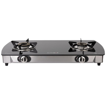 BLOWHOT Jasper 2 Burner Auto Ignition  Heavy Brass Gas Stove | Toughened Glass Cooktop - Stainless S-https://s3.ap-south-1.amazonaws.com/prod-media-vyaparify-com/vcards/products/113274/product_1736435429.png Image