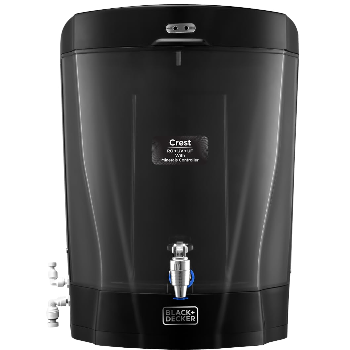 BLACK+DECKER Crest RO Water Purifier by KENT RO | ISI Marked | Multiple Purification Process | RO+UV+UF | 20L/H Purification Rate | Black| From the House Of KENT RO-https://s3.ap-south-1.amazonaws.com/prod-media-vyaparify-com/vcards/products/117266/product_1737040913_67892411abfba.png Image