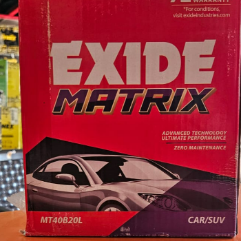  EXIDE MATRIX MT40B20L HANI BATTERIES Gopal Garh, Uttar Pradesh 274402, India