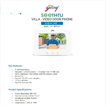  godrej video door phone NEHA SECURITY NEAR HYDLE COLONY PANNUGANJ ROAD, ROBERTSGANJ, Uttar Pradesh, 231216