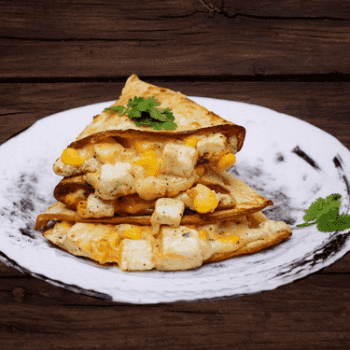  Paneer 65 & Cheese Quesadillas LA PINOZ PIZZA GULMOHAR INFRONT OF HDFCBANK GULMOHARBRANCH HOUSE NO A 2 GREEN CITY GULMOHAR NEAR AURA MALL BHOPAL