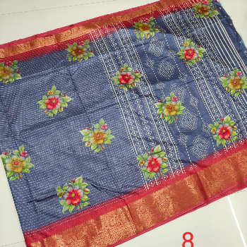 Soft dolla silk screen printed   design sarees and jari weaving kanchi border sarees-https://s3.ap-south-1.amazonaws.com/prod-media-vyaparify-com/vcards/products/138782/product_1739339327_67ac363f61453.png Image