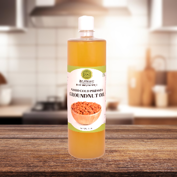  Wood Pressed Groundnut Oil - 1l AYURSHAKTI NATURALS ORGANIC SHOP NO 6ROCK GARDEN CHSOPP LIME N SPICE HOTEL KANDERPADA DAHISAR   WEST MUMBAI