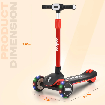 Baybee Cruze Pro Kick Scooter for Kids | Foldable Kids Scooter with 3 Height Adjustable Handle & Bra-https://s3.ap-south-1.amazonaws.com/prod-media-vyaparify-com/vcards/products/139444/product_1739432526_67ada24ebd0dc.png Image