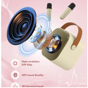 Storio Rechargeable Wireless Mini Portable Bluetooth Karaoke Machine | Bluetooth Speaker with Microp-https://s3.ap-south-1.amazonaws.com/prod-media-vyaparify-com/vcards/products/139587/product_1739442513_67adc951b1751.png Image