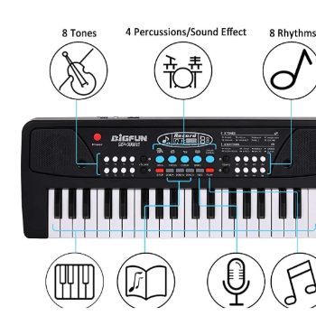  ToysBuddy 37 Key Piano Keyboard Toy for Kids with Mic DC Power Option Recording PRATHAM KIDS STORE NAGAR PARISHAD  UDGIR UDGIR LATUR  413517
