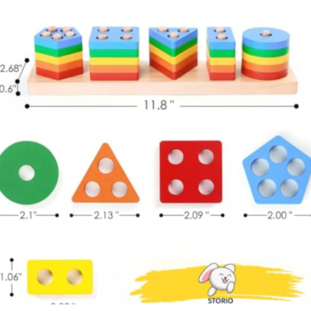 Storio Wooden and Soft Foam Safe to Play Angle Geometric Shape Sorter Blocks, Sorting & Stacking Toy-https://s3.ap-south-1.amazonaws.com/prod-media-vyaparify-com/vcards/products/140409/product_1739515511_67aee67765efe.png Image