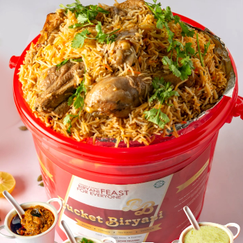  Bucket Briyani Combo 4 person RABIA RESTAURANT 104/1 Trichy Main Road, Viluppuram, Tamil Nadu, 605602