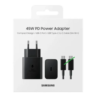 Samsung Original 45W power adaptor with C cable-https://s3.ap-south-1.amazonaws.com/prod-media-vyaparify-com/vcards/products/145134/product_1739978975_67b5f8df481a2.png Image