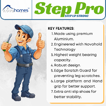 Novahomes Step Pro 4 Step Aluminum Ladder-https://s3.ap-south-1.amazonaws.com/prod-media-vyaparify-com/vcards/products/157954/product_1741344325_67cace451d2c2.png Image
