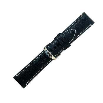 SERVO PREMIUM WATCH LEATHER STRAP BT FLAT HALF PAD -4 LINER ON TOP 24X22MM COLOUR BLACK-https://s3.ap-south-1.amazonaws.com/prod-media-vyaparify-com/vcards/products/163593/product_1741850075_67d285dbda3ee.png Image