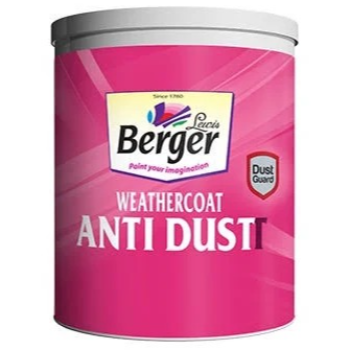  BERGER WEATHERCOAT ANTIDUST EXT EMULSION WHITE JEM HARDWARE MART No 36 Tana Street  Purasawalkam Opp  Apollo Medicals