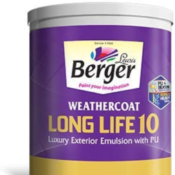  BERGER LONG LIFE 10 LUXURY EXTERIOR EMULSION WITH PU JEM HARDWARE MART No 36 Tana Street  Purasawalkam Opp  Apollo Medicals