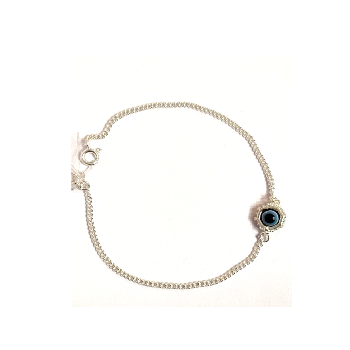  Evil Eye Silver Bracelet AMBICA JEWELLERS Thaltej, Ahmedabad