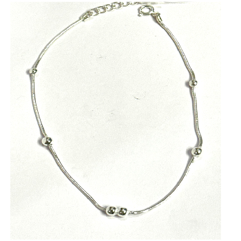  925 Silver Anklet AMBICA JEWELLERS Thaltej, Ahmedabad