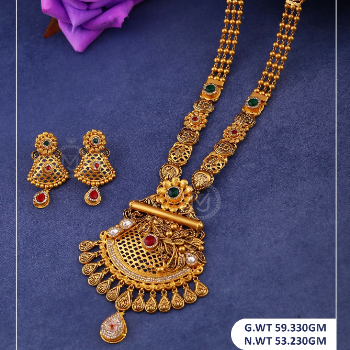  Gold long set SHREE RANG JEWELLERS PADARA, Vadodara, Gujarat, 391440