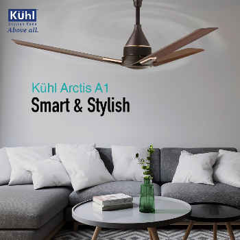 KUHL Arctis A1 1200Mm Decorative BLDC Ceiling fan Teak-https://s3.ap-south-1.amazonaws.com/prod-media-vyaparify-com/vcards/products/182848/product_1743949491_67f28eb32b70d.png Image