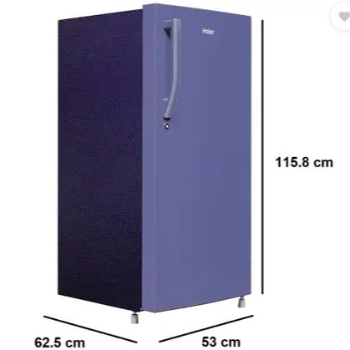 Haier 190 L 2 Star, Radish Blue Finish Direct Cool Single Door Refrigerator(HRD-2102BRB-P)-https://s3.ap-south-1.amazonaws.com/prod-media-vyaparify-com/vcards/products/189867/product_1744799191_67ff85d708b63.png Image