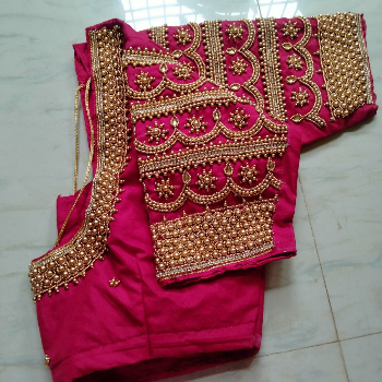  Aari Work Blouse for Wedding in Porur, Chennai KEVIN FASHIONS No 48 1st Main Road, Ganesh Avenue Sakthi Nagar Porur Chennai 600116