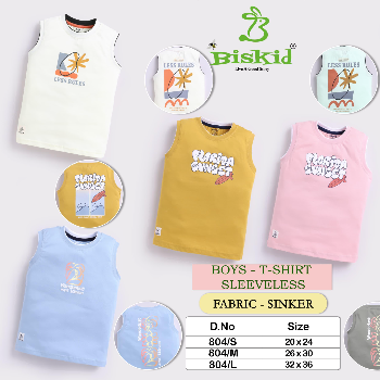  Boys sleeveless t-shirt BABY KIDS AND CHILDREN WEAR Near Old Bus Stand City Mall  G.13 Arpit Bafna Society, Station Road, Vyara Tapi District Gujarat